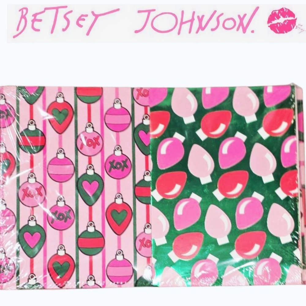 Betsey Johnson 10-PK Festive XO & Light Ornaments Gift Box Set